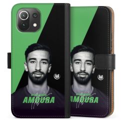 Sideflip mit langer Lasche schwarz