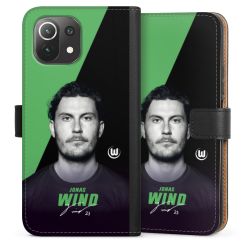 Sideflip mit langer Lasche schwarz