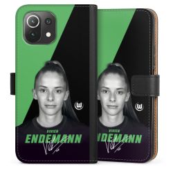 Sideflip mit langer Lasche schwarz