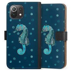 Sideflip mit langer Lasche schwarz