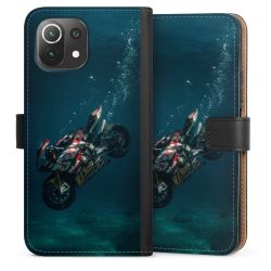 Sideflip mit langer Lasche schwarz