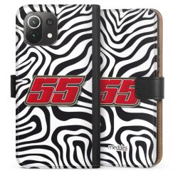 Sideflip mit langer Lasche schwarz