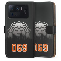 Sideflip mit langer Lasche schwarz