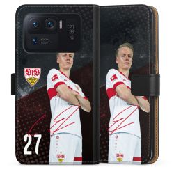 Sideflip mit langer Lasche schwarz