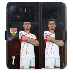 Sideflip mit langer Lasche schwarz