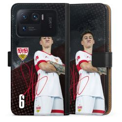 Sideflip mit langer Lasche schwarz