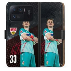 Sideflip mit langer Lasche schwarz