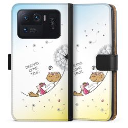 Sideflip mit langer Lasche schwarz