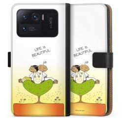 Sideflip mit langer Lasche schwarz