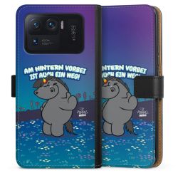 Sideflip mit langer Lasche schwarz