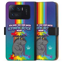 Sideflip mit langer Lasche schwarz