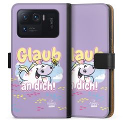 Sideflip mit langer Lasche schwarz