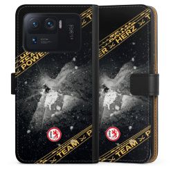 Sideflip mit langer Lasche schwarz