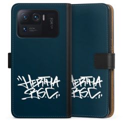 Sideflip mit langer Lasche schwarz