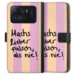 Sideflip mit langer Lasche schwarz