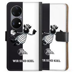 Sideflip mit langer Lasche schwarz