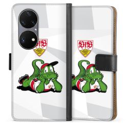 Sideflip mit langer Lasche schwarz