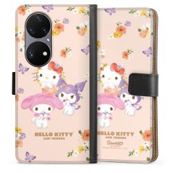 Sideflip mit langer Lasche schwarz