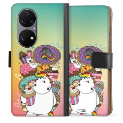 Sideflip mit langer Lasche schwarz