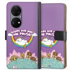 Sideflip mit langer Lasche schwarz