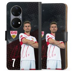 Sideflip mit langer Lasche schwarz