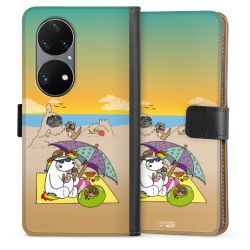 Sideflip mit langer Lasche schwarz