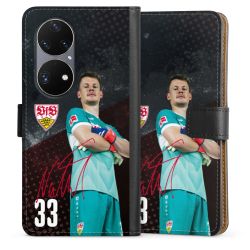 Sideflip mit langer Lasche schwarz