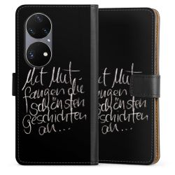 Sideflip mit langer Lasche schwarz