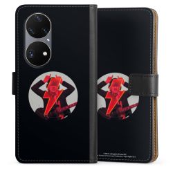 Sideflip mit langer Lasche schwarz