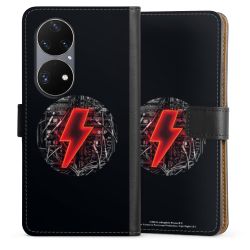 Sideflip mit langer Lasche schwarz