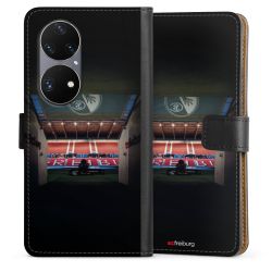 Sideflip mit langer Lasche schwarz