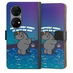 Sideflip mit langer Lasche schwarz