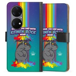 Sideflip mit langer Lasche schwarz