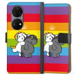 Sideflip mit langer Lasche schwarz