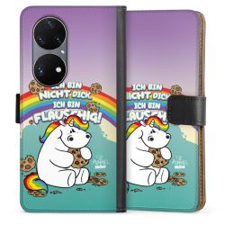 Sideflip mit langer Lasche schwarz