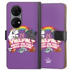 Sideflip mit langer Lasche schwarz