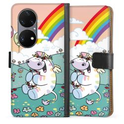 Sideflip mit langer Lasche schwarz