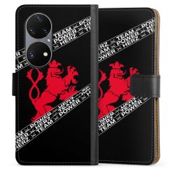 Sideflip mit langer Lasche schwarz