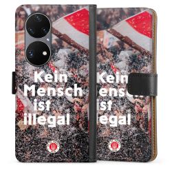 Sideflip mit langer Lasche schwarz