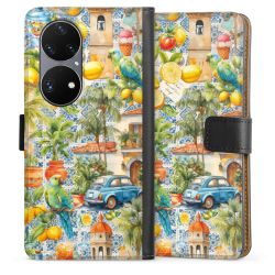 Sideflip mit langer Lasche schwarz