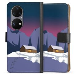 Sideflip mit langer Lasche schwarz