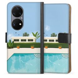 Sideflip mit langer Lasche schwarz