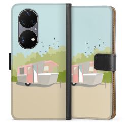 Sideflip mit langer Lasche schwarz