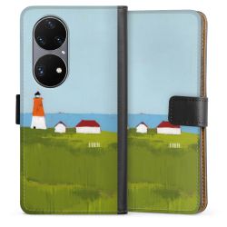 Sideflip mit langer Lasche schwarz