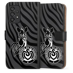 Sideflip mit langer Lasche schwarz