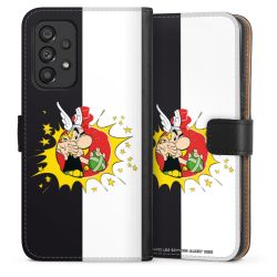 Sideflip mit langer Lasche schwarz