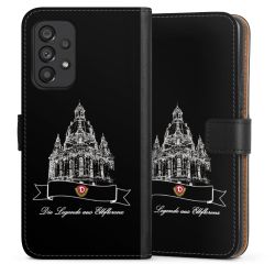 Sideflip mit langer Lasche schwarz