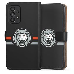 Sideflip mit langer Lasche schwarz