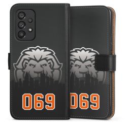 Sideflip mit langer Lasche schwarz