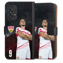 Sideflip mit langer Lasche schwarz